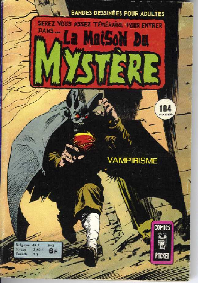 Scan de la Couverture La Maison du Mystre n 3